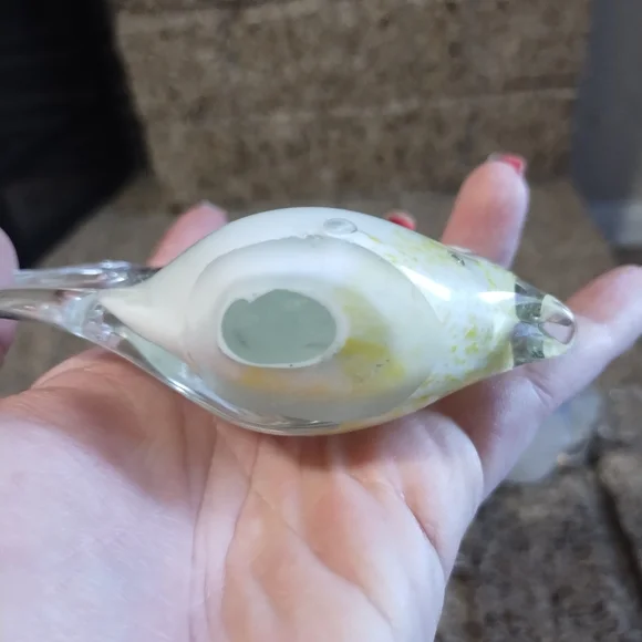 Glass Fish Paperweight Nautical Tropical Set Of 4 Paperweights - Picture 10 of 15